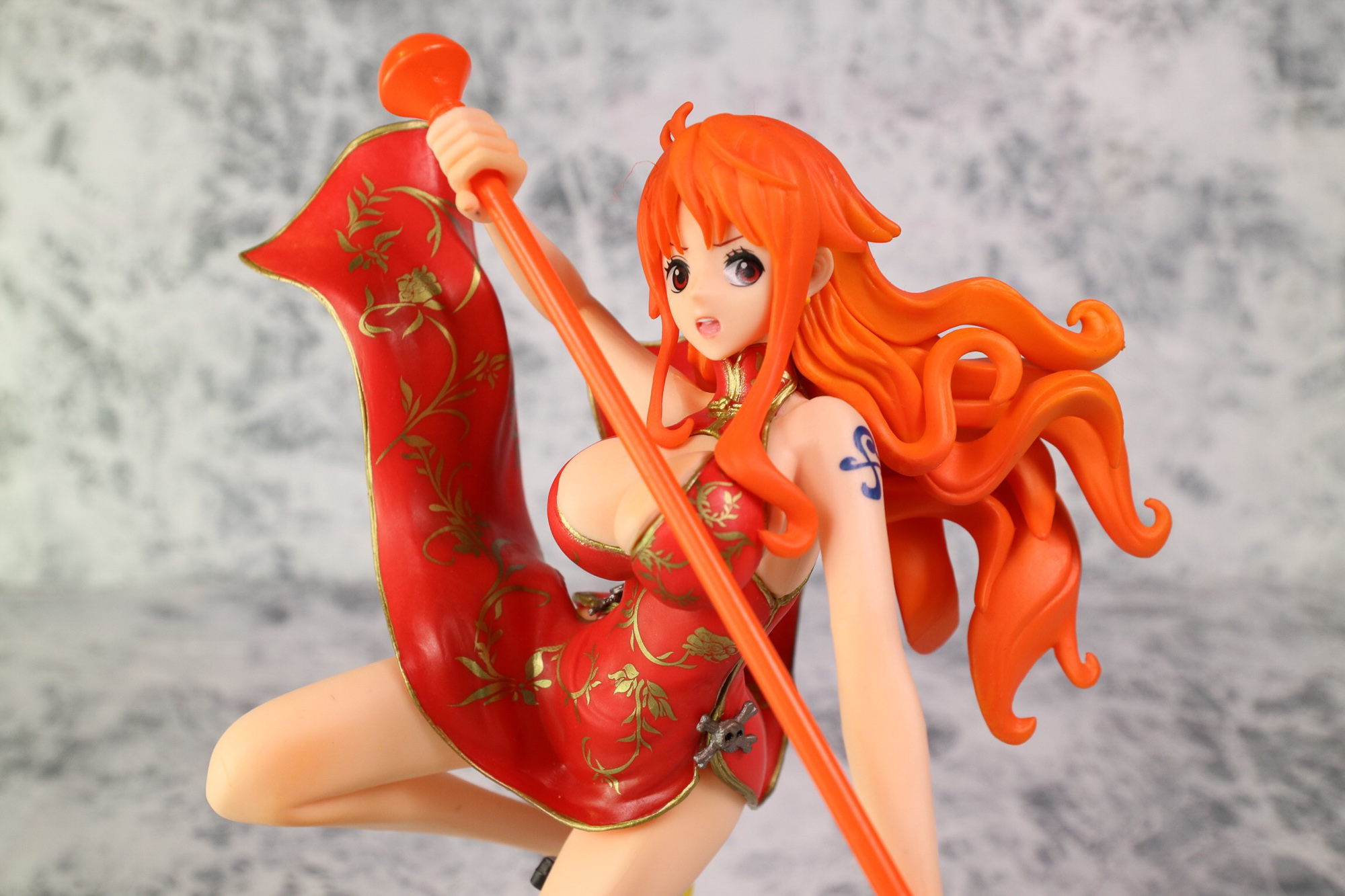 Nami ของแท้ JP แมวทอง - Banpresto World Figure Colosseum [โมเดลวันพีช]