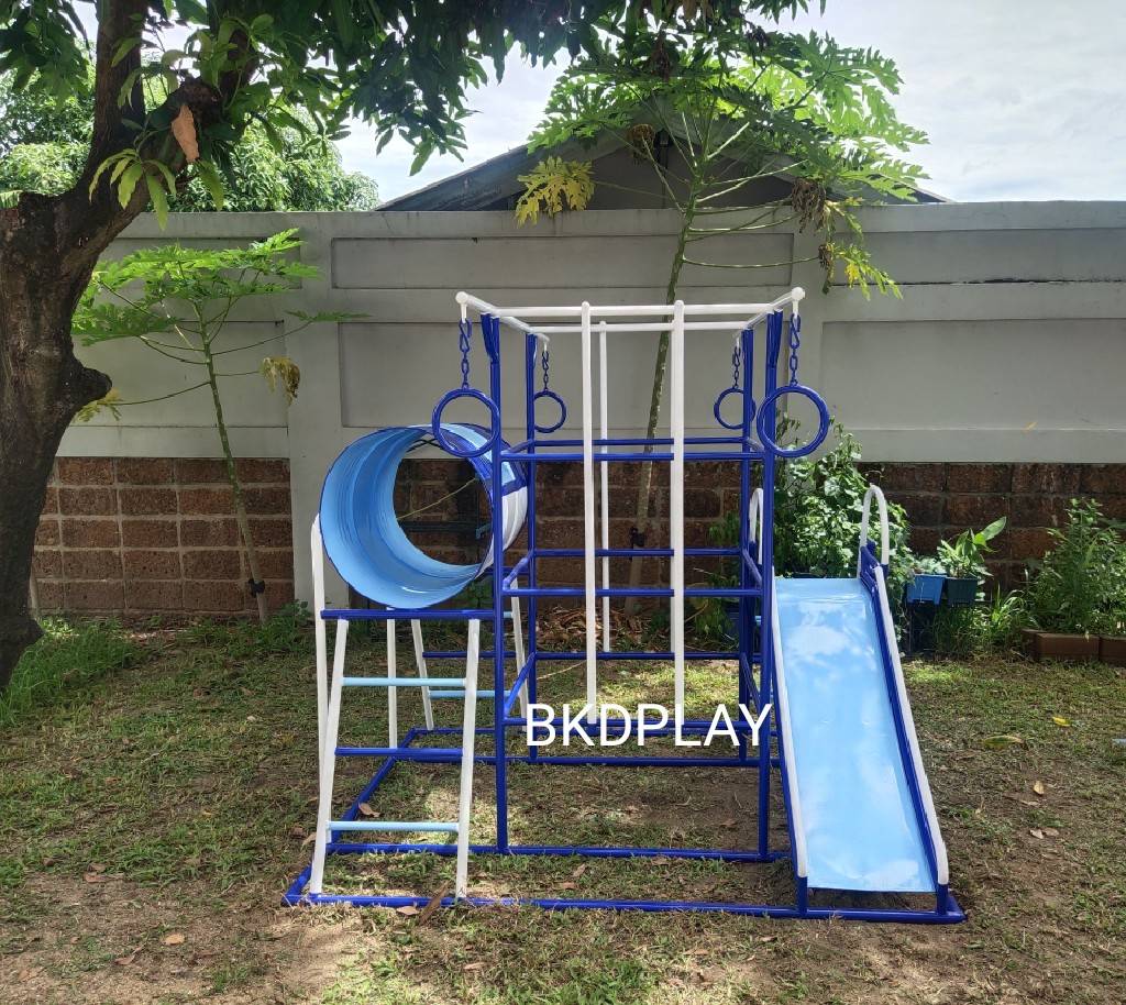 บาร์ปีนป่ายอุโมงค์ลอดกระดานลื่น, เครื่องเล่นสนามกลางแจ้ง , เครื่องเล่นสนามแบบเหล็ก,ชิงช้า,สไลเดอร์,โยกเยกเหล็ก, ม้าหมุน, OutdoorPlayground, ราคาโรงงาน ขนาด 120x150x170 ซม.