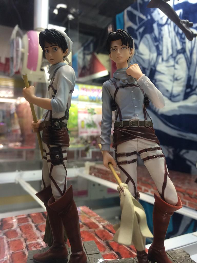 Eren & Levi ของแท้ JP - DXF Banpresto [โมเดล Attack on Titan] (2 ตัว)