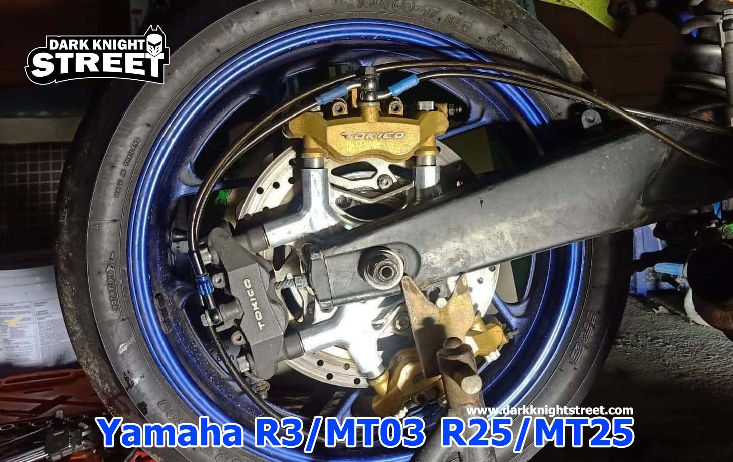 Yamaha R3/R25 , MT03/MT25 Triple calipers bracket