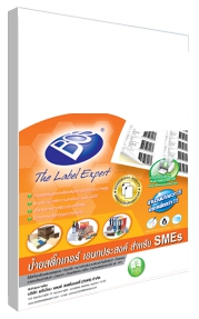 ป้ายสติ๊กเกอร์ [BOS] SME A7 19x38 มม.