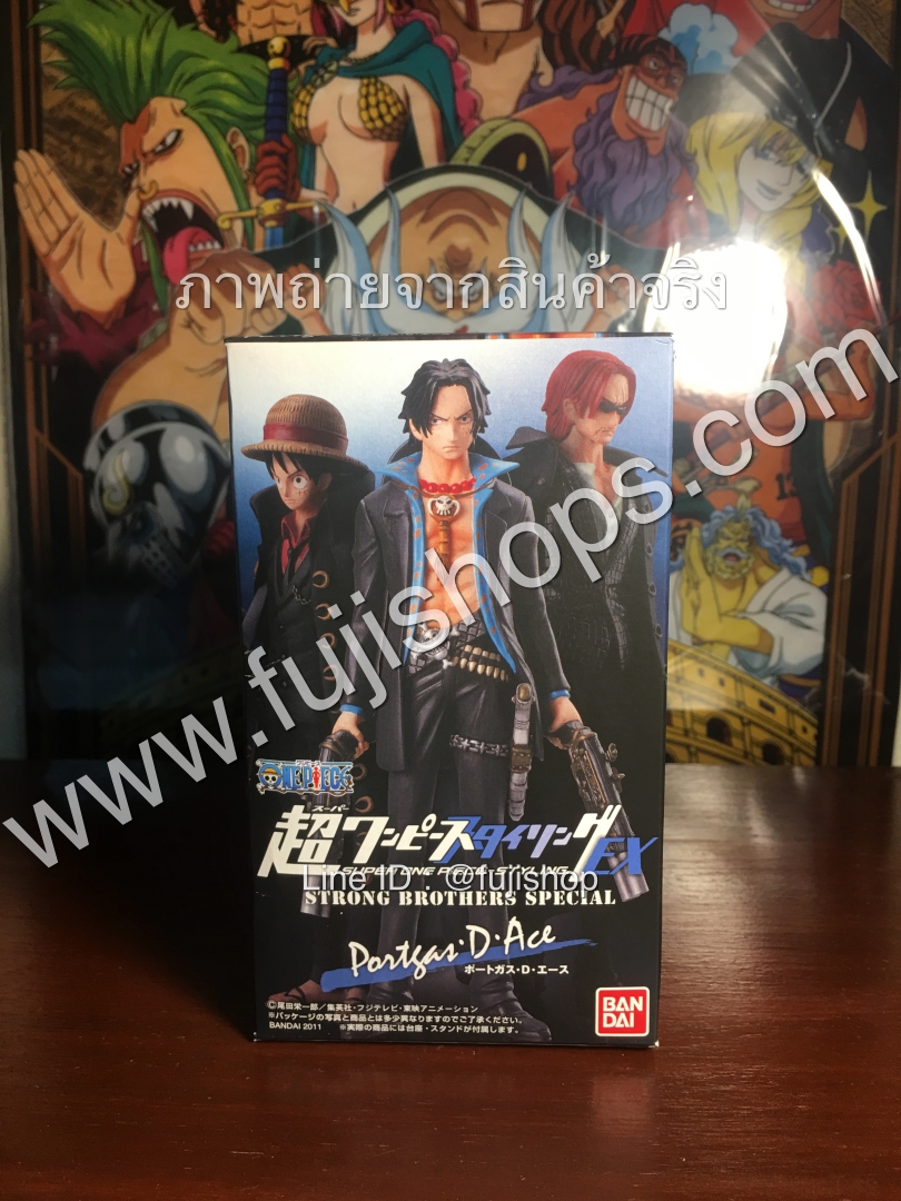 Ace Strong World ของแท้ JP แมวทอง - Super Styling Bandai [โมเดลวันพีช]