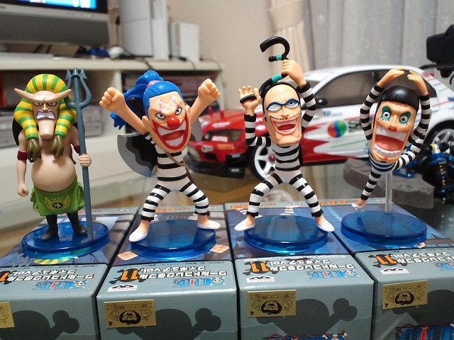 Impel Down Set ของแท้ JP แมวทอง - WCF Banpresto [โมเดลวันพีช] (8 ตัว)