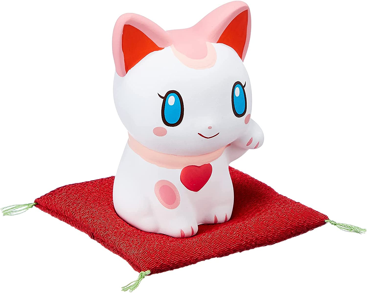 แมวกวักนำโชค ญี่ปุ่น ของแท้ - แมวหัวใจ [ สินค้าพร้อมส่ง ]