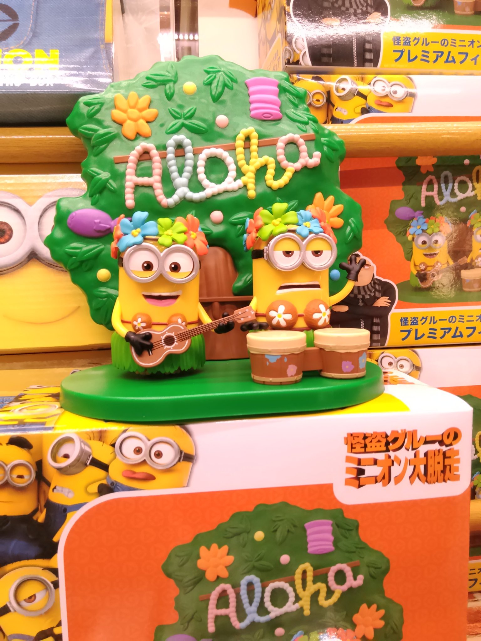 Minion Aloha Set ของแท้ JP - Sega [โมเดลมินเนี่ยน] (2 ตัว)