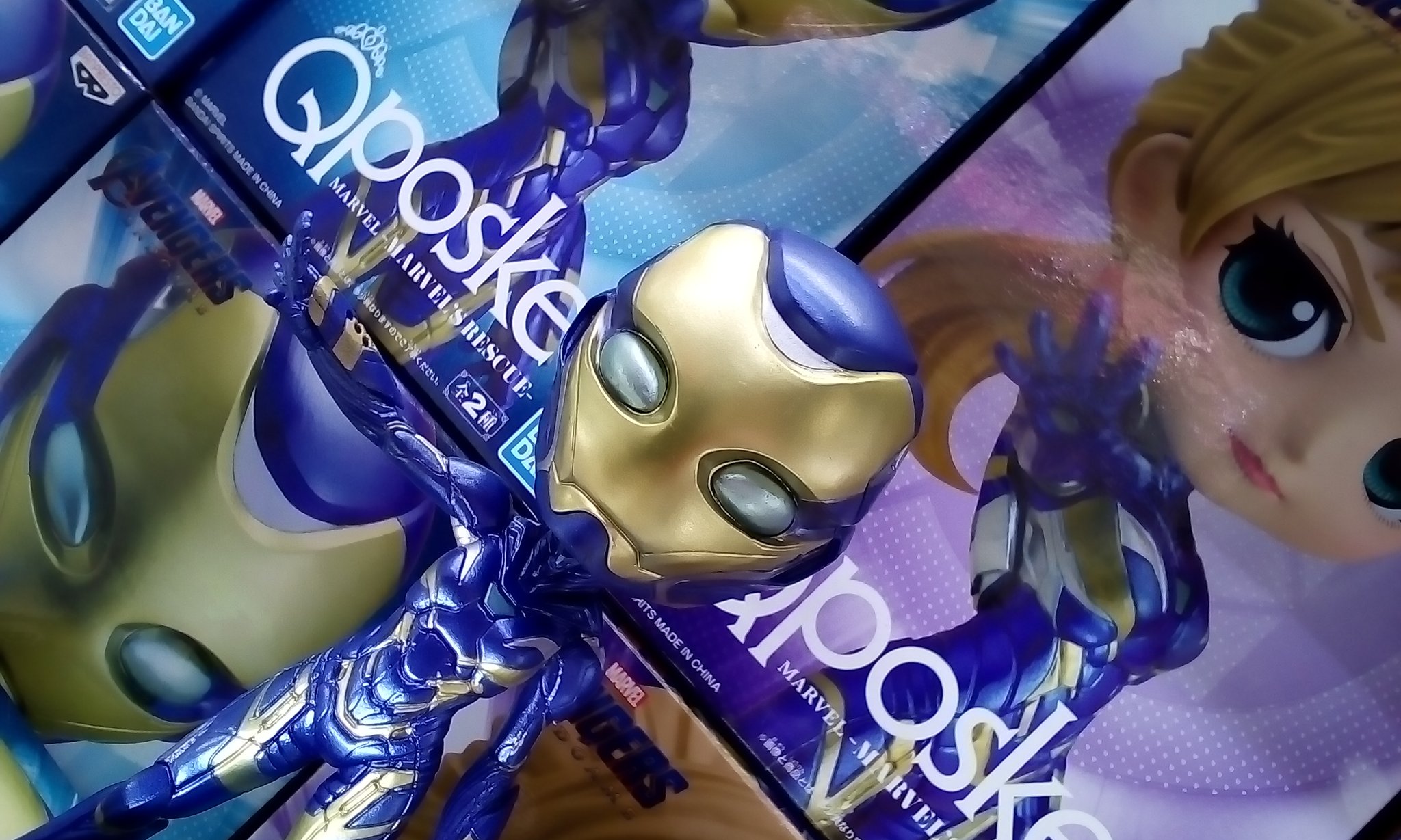 Rescue - ver.A ของแท้ JP - Q Posket Banpresto [โมเดล Marvel]