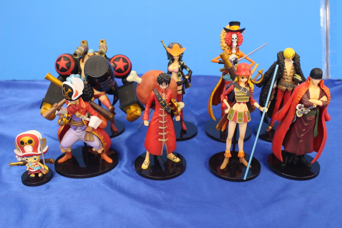 Straw Hat Pirates Film Z Special Set ของแท้ JP แมวทอง - Super Styling Bandai [โมเดลวันพีช] (9 ตัว)