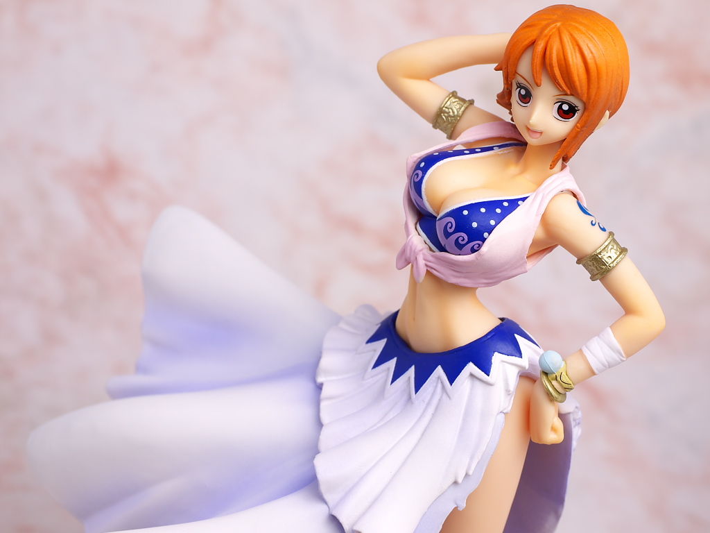 Nami & ViVi ของแท้ JP แมวทอง - Girls Snap Collection Banpresto [โมเดลวันพีช] (2 ตัว)