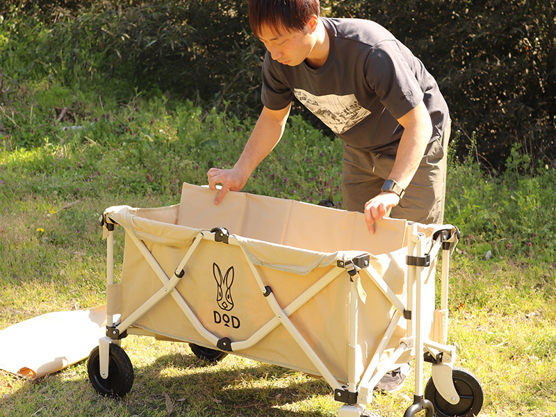 DoD Folding Carry Wagon Black C2-46-BK