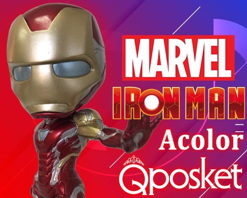 Iron Man - ver.A ของแท้ JP - Q Posket Banpresto [โมเดล Marvel]