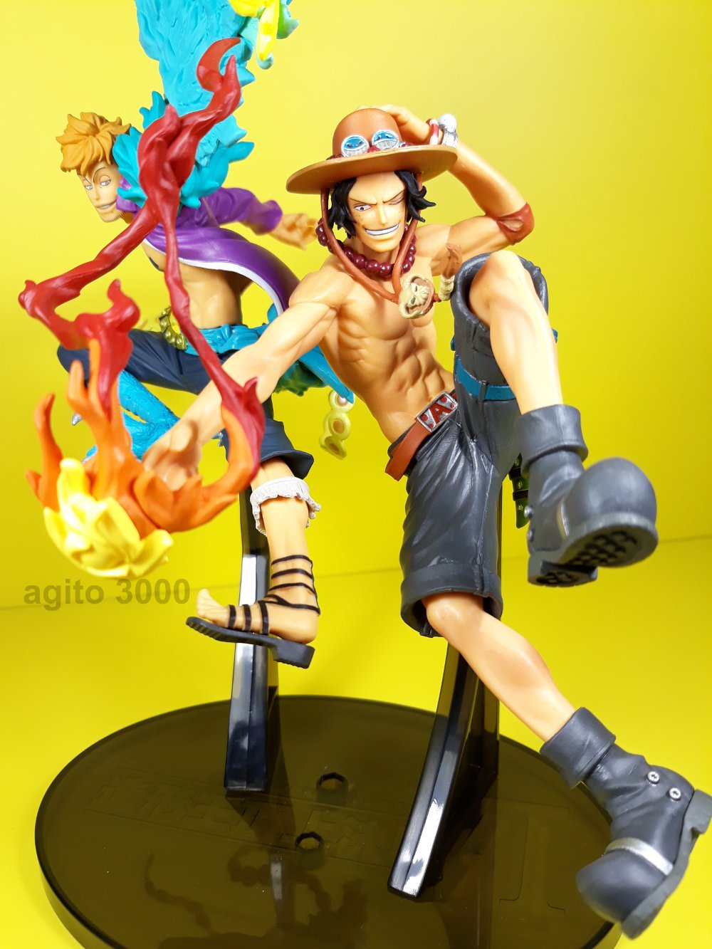 Marco & Ace ของแท้ JP แมวทอง - Scultures Banpresto [โมเดลวันพีช] (2 ตัว)