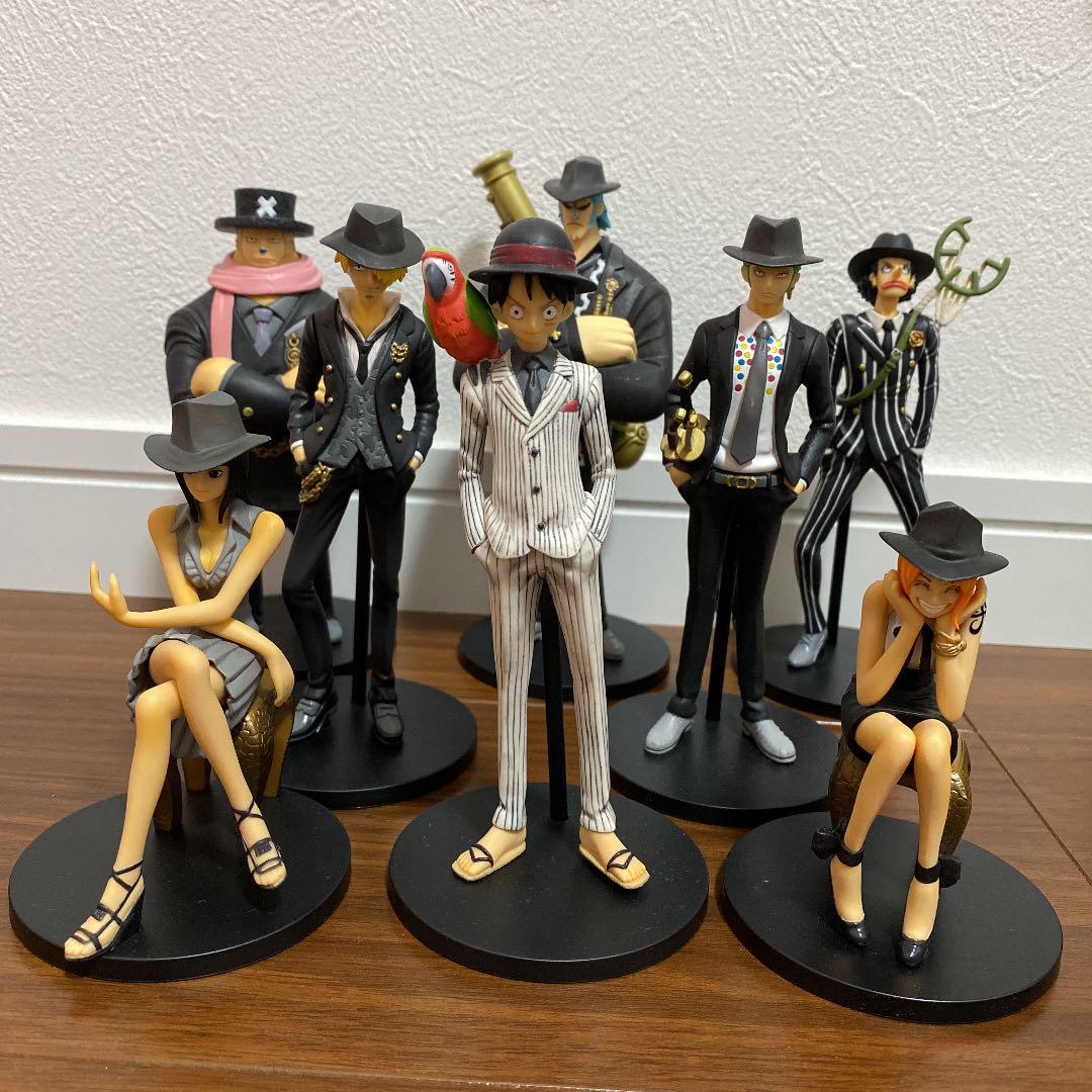 Straw Hat Pirates Suit Dress Style Set ของแท้ JP แมวทอง - Super Styling Bandai [โมเดลวันพีช] (8 ตัว)