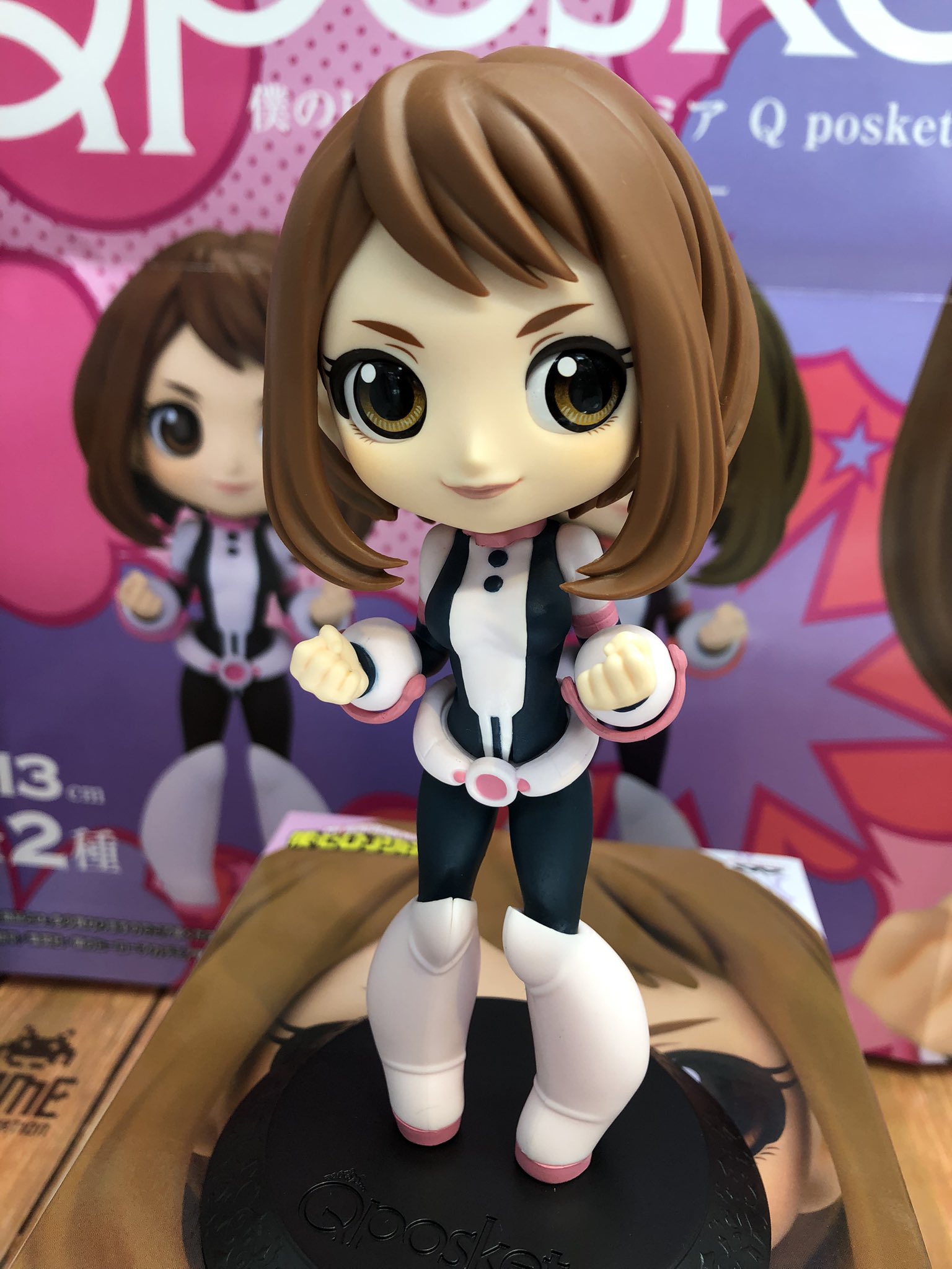 Uraraka ของแท้ JP - Q Posket Banpresto [โมเดล My Hero Academia]