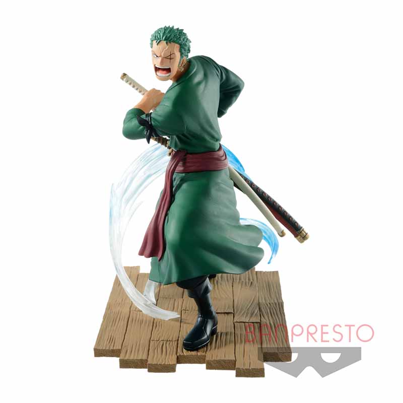Zoro ของแท้ JP แมวทอง - Log File Selection Banpresto [โมเดลวันพีช]
