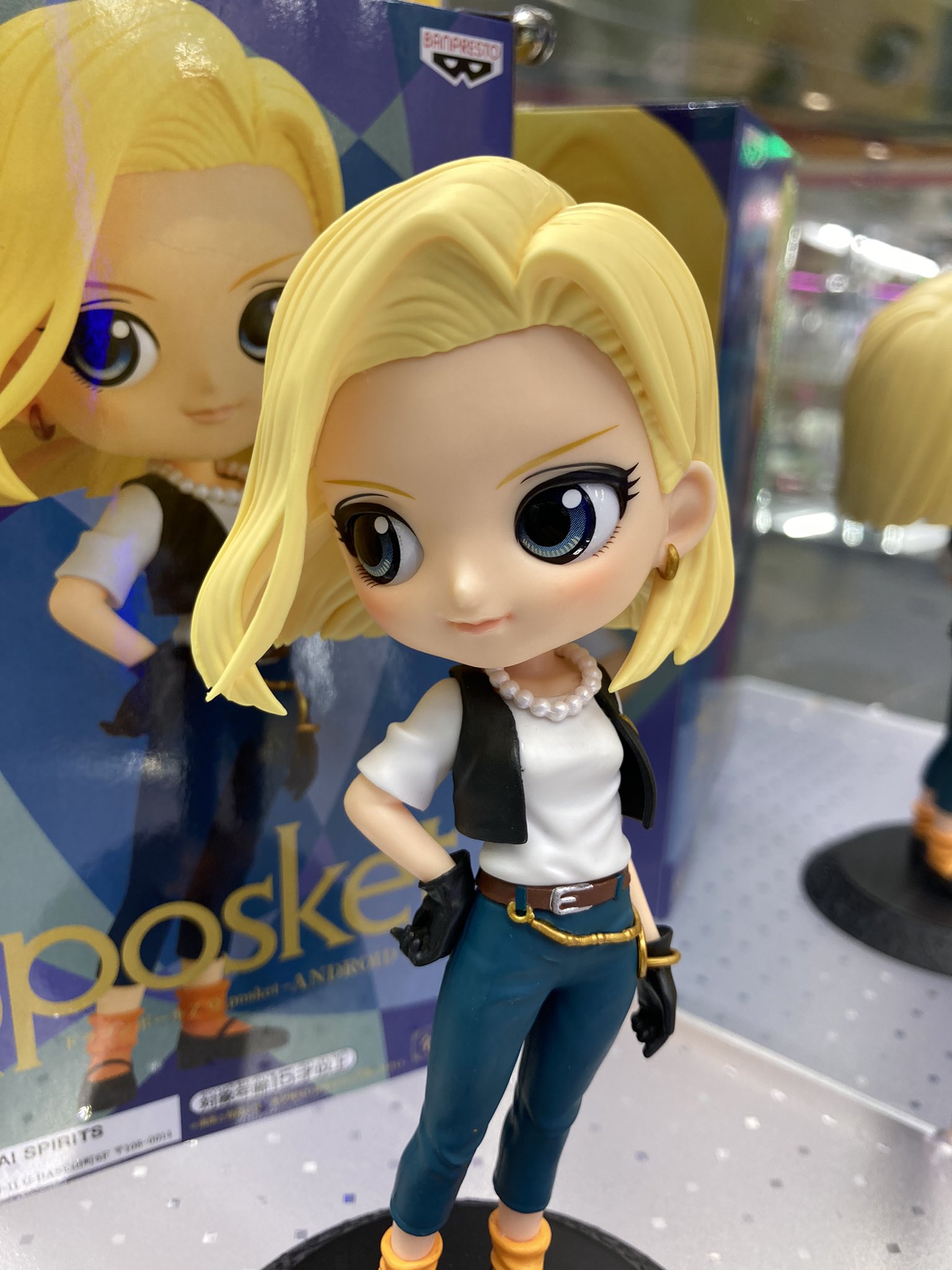 No.18 ของแท้ JP แมวทอง - Q Posket Banpresto [โมเดลดราก้อนบอล]