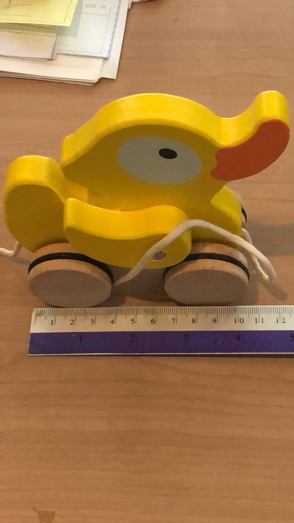 รถลากเป็ดน้อย , ของเล่นไม้, ของเล่นเสริมพัฒนาการ, ของเล่นเด็กอนุบาล, สื่อการสอนเด็กอนุบาล