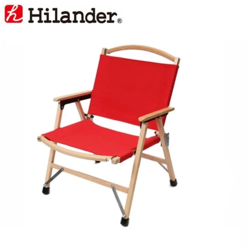 Wood Flame Chair Cotton Red เก้าอี้ไม้
