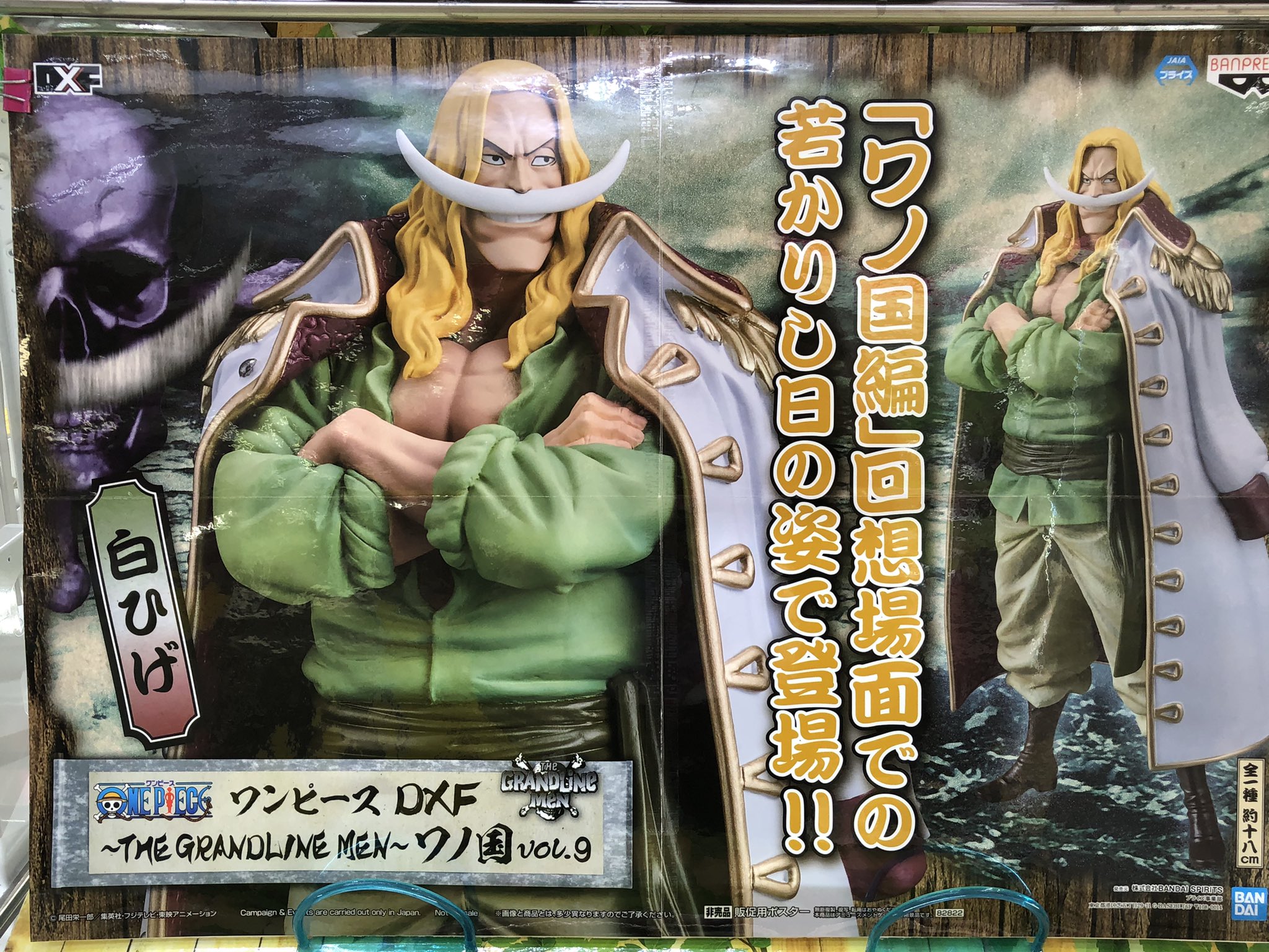 Whitebeard Wano ของแท้ JP แมวทอง - Grandline Men Banpresto [โมเดลวันพีช]