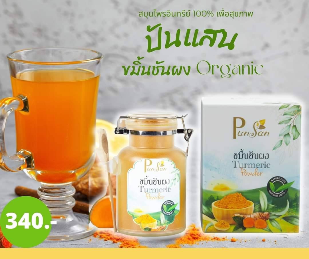 ผงขมิ้นชันอินทรีย์ Tumeric Powder Organic