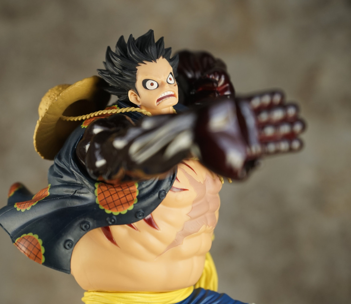 Luffy Gear 4 ของแท้ JP แมวทอง - Scultures Banpresto [โมเดลวันพีช]