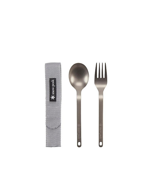 Titanium Fork & Spoon Set SCT-002
