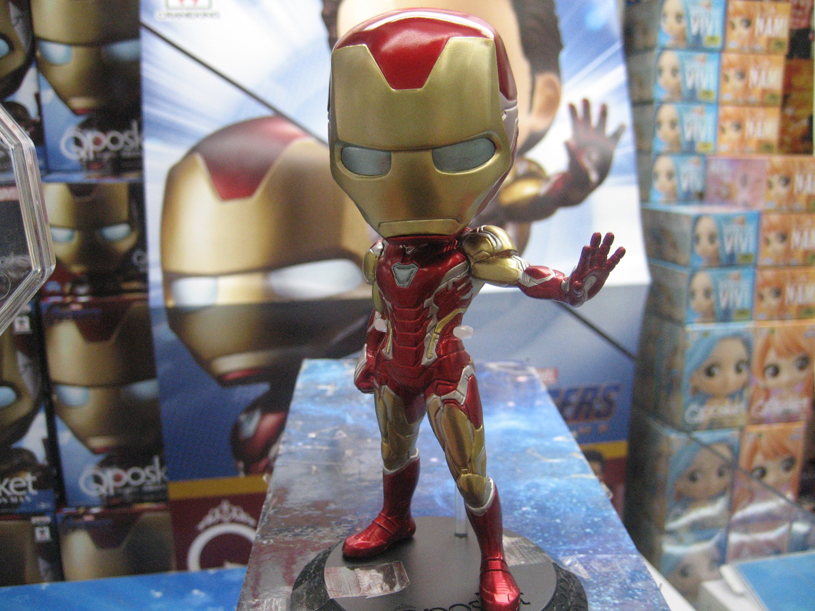 Iron Man - ver.A ของแท้ JP - Q Posket Banpresto [โมเดล Marvel]