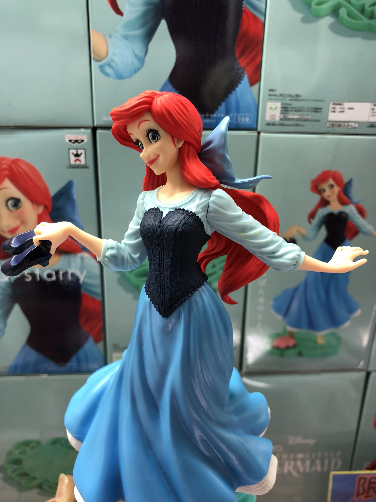 Ariel ของแท้ JP - EXQ-starry Banpresto [โมเดล Disney]