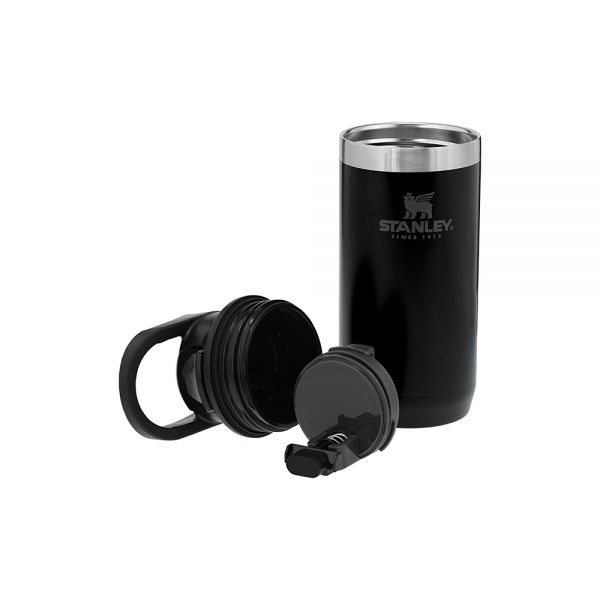 Adventure Switchback Travel Mug 13Oz Matte Black
