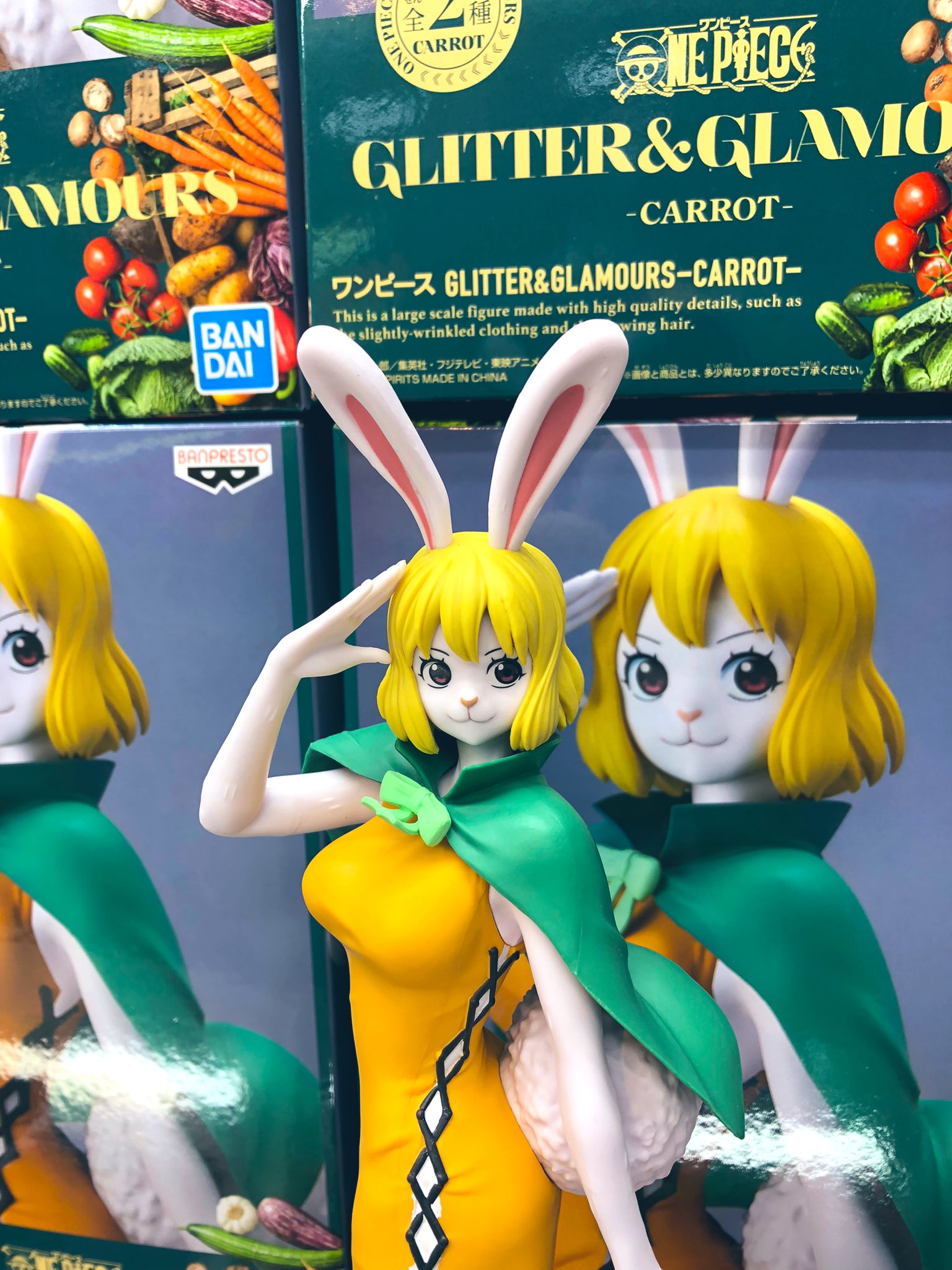 Carrot ของแท้ JP แมวทอง - Glitter & Glamours Banpresto [โมเดลวันพีช]