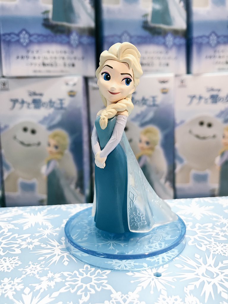 Elsa & Marshmallow ของแท้ JP - WCF Mega Banpresto [โมเดล Disney] (2 ตัว)