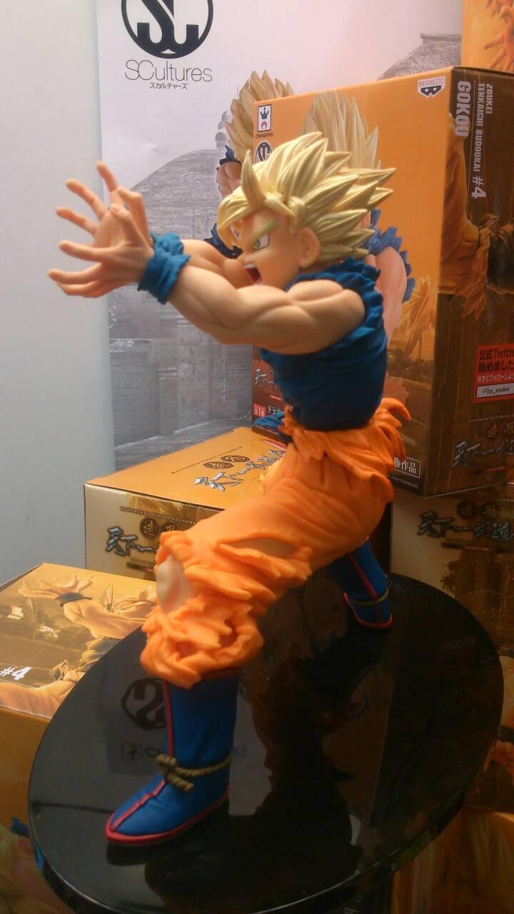 Goku Super Saiyan ของแท้ JP แมวทอง - Scultures Banpresto [โมเดลดราก้อนบอล]
