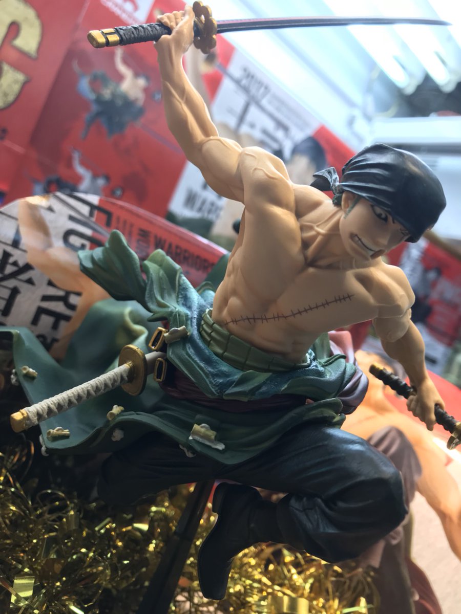 Zoro ของแท้ JP แมวทอง - Banpresto World Figure Colosseum [โมเดลวันพีช]