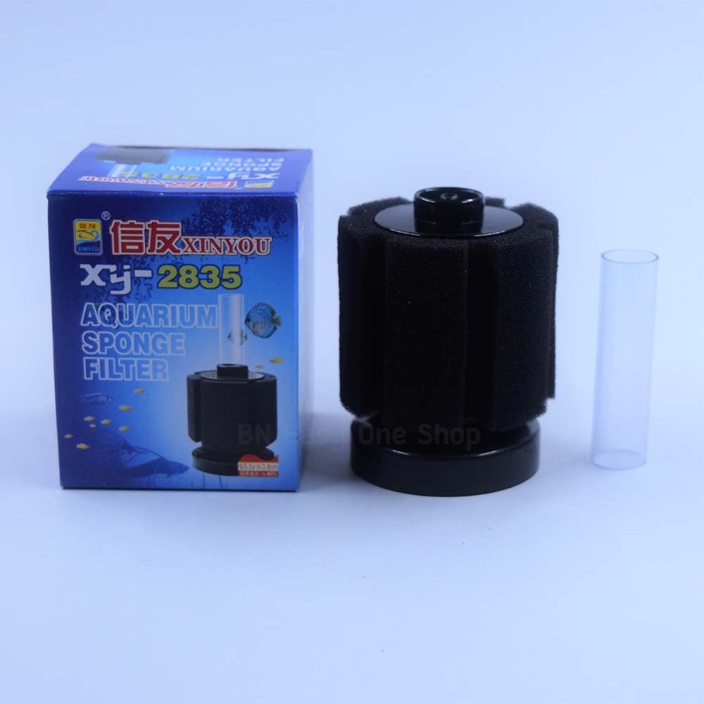 กรองฟองน้ำ XINYOU XY-2835 Aquarium Sponge Filter แถมฟรีฟองน้ำอย่างดี 1 อัน