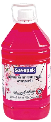 น้ำยาถูพื้น [SAVEPAK] 5.2ลิตร สีชมพู