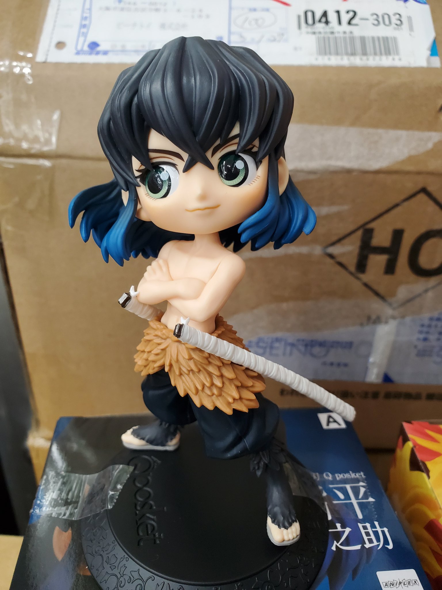 Inosuke ของแท้ JP - Q Posket Banpresto [โมเดล Demon Slayer]