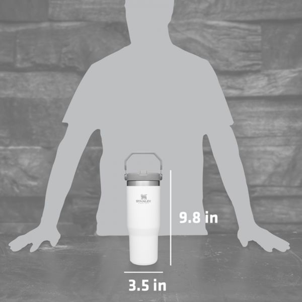 Classic Flip Straw Tumbler 30Oz Charcoal