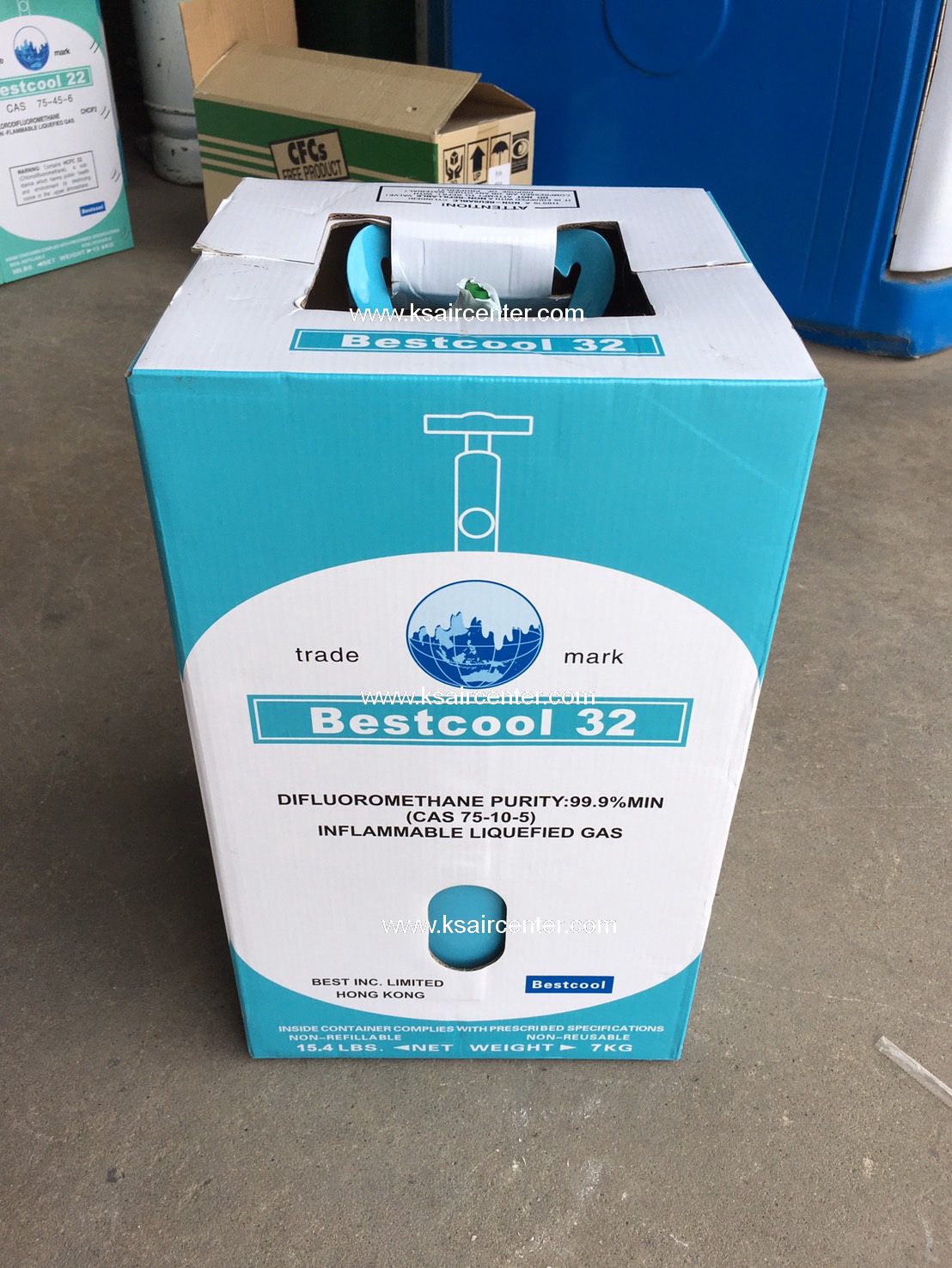 น้ำยาแอร์ R-32 ขนาด 7 กก / ถัง