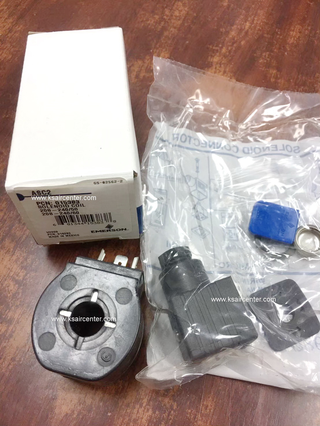 คอยล์ โซลินอยล์ EMERSON รุ่น ASC2 (คอยล์แบบ 220-240V) (รหัสสินค้า 023060)