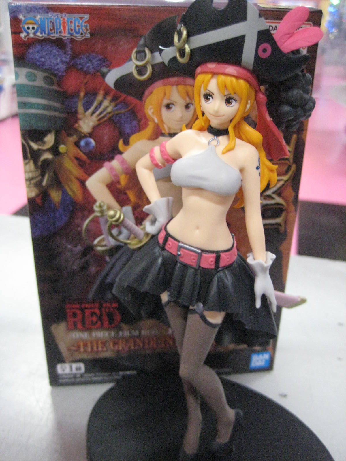 Nami Film Red ของแท้ JP แมวทอง - Grandline Lady Banpresto [โมเดลวันพีช]