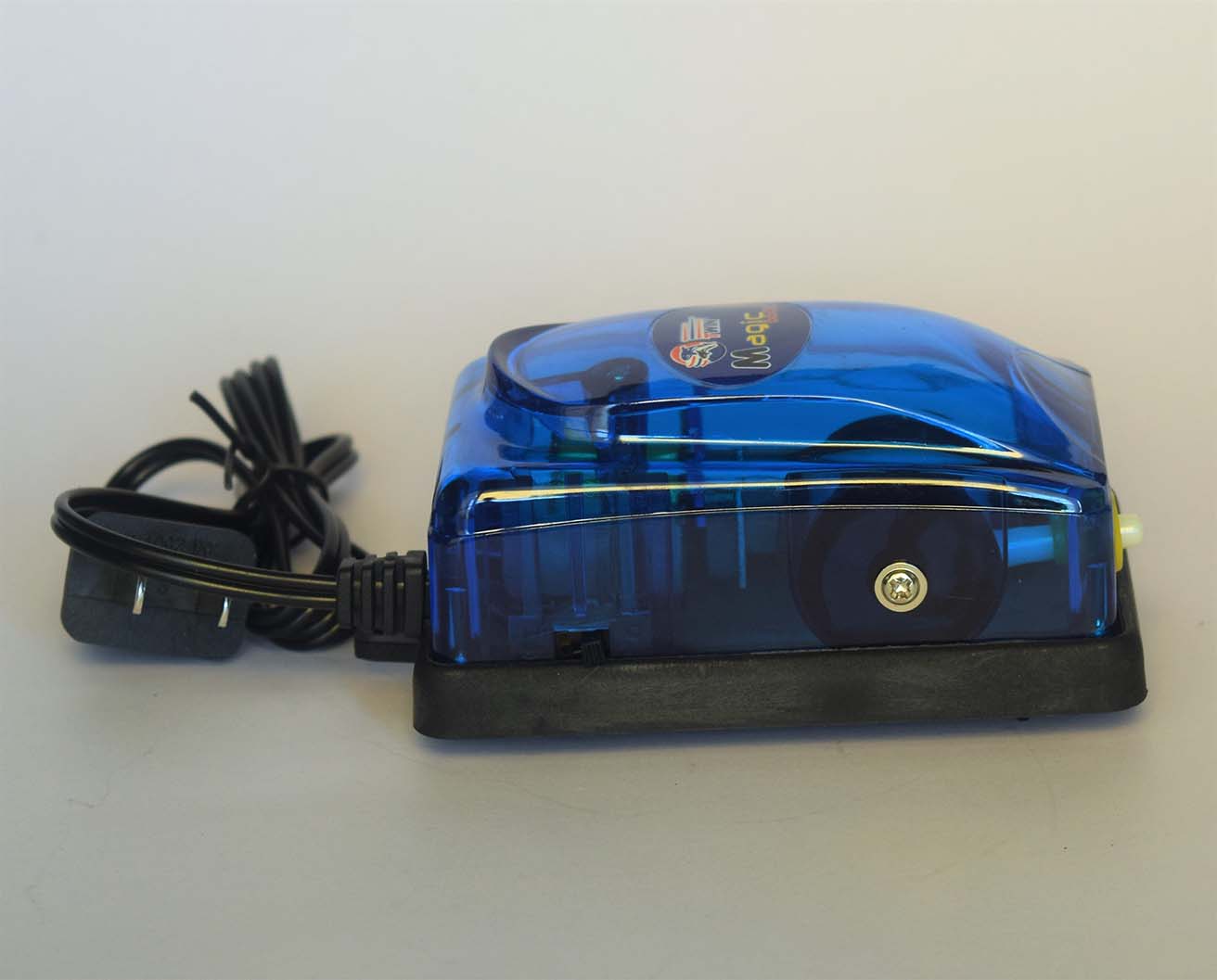 ปั้มลม ปั้มออกซิเจน 1 ทาง Magic 6600 สำหรับกุ้งปลา สีฟ้าใสสวยงาม ประหยัดพลังงาน ความทนทานสูง