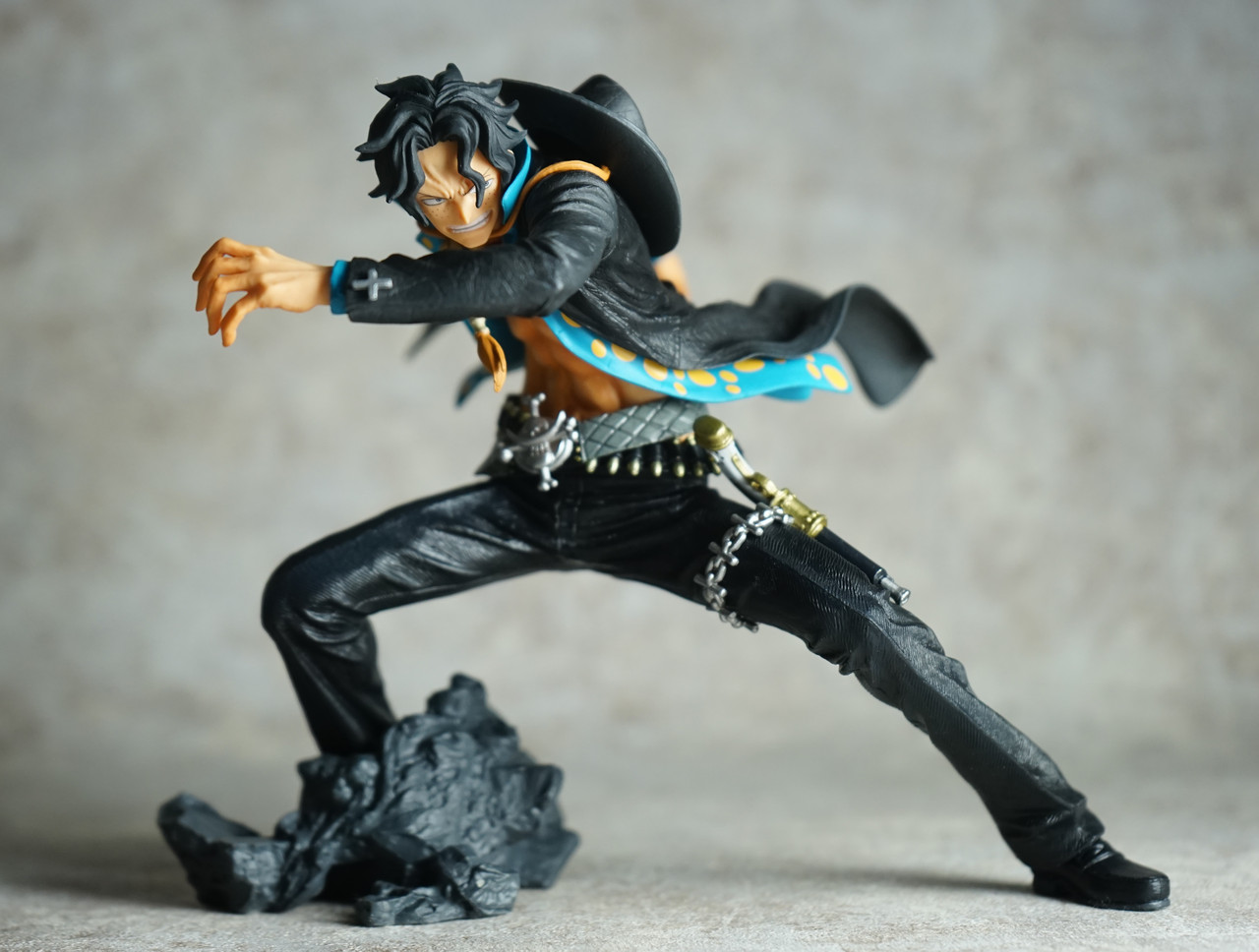 Ace ของแท้ JP แมวทอง - Zoukei Monogatari Banpresto [โมเดลวันพีช]