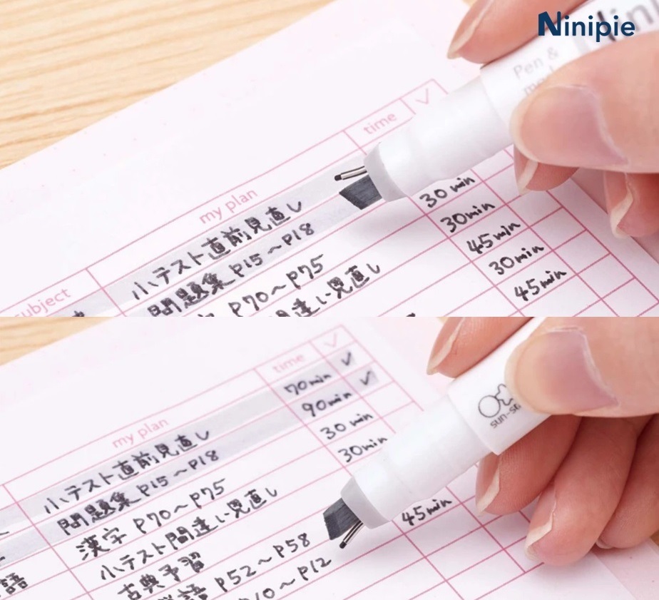 SUN-STAR ปากกา S4539583 Ninipie Pen And Marker Light Yellow