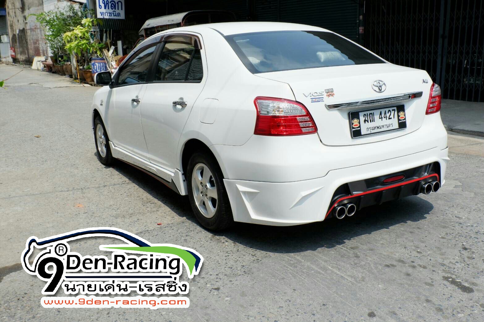 2.9DEN-PS VS TOYOTA VIOS 2007-2012 [สปอร์ตดูโดดเด่น เติมเต็มด้วยท่อคู่แฝดแยกอิสระทั้งซ้ายและขวา กับเหลี่ยมมุมตัดชิ้นงานสดุดสายตาผู้ชม]