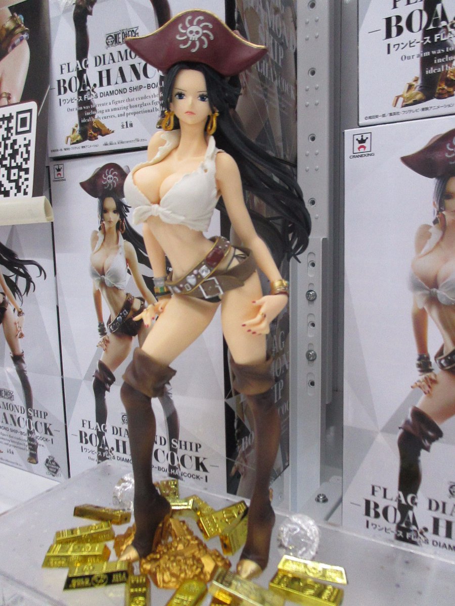Boa Hancock ของแท้ JP แมวทอง - Flag Diamond Ship Banpresto [โมเดลวันพีช]