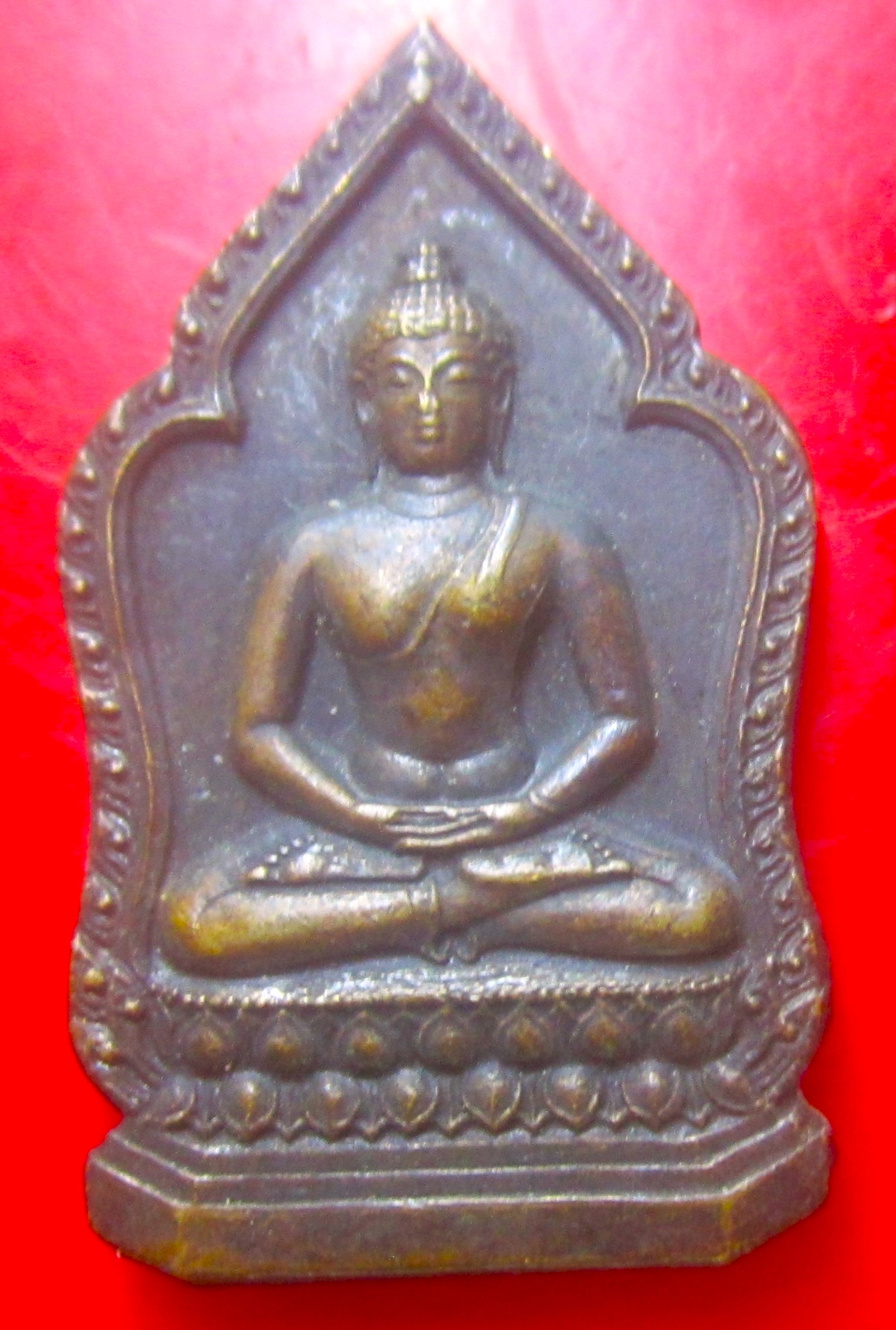 เหรียญพระพุทธปางสมาธิ หลังสิงห์คู่ กงจักร วัดเชตุพนฯ ปี2510 พิธีดี