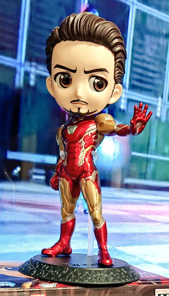 Iron Man - ver.B ของแท้ JP - Q Posket Banpresto [โมเดล Marvel]