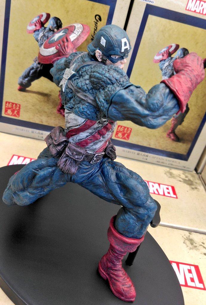 Captain America ของแท้ JP - Banpresto [โมเดล Marvel]