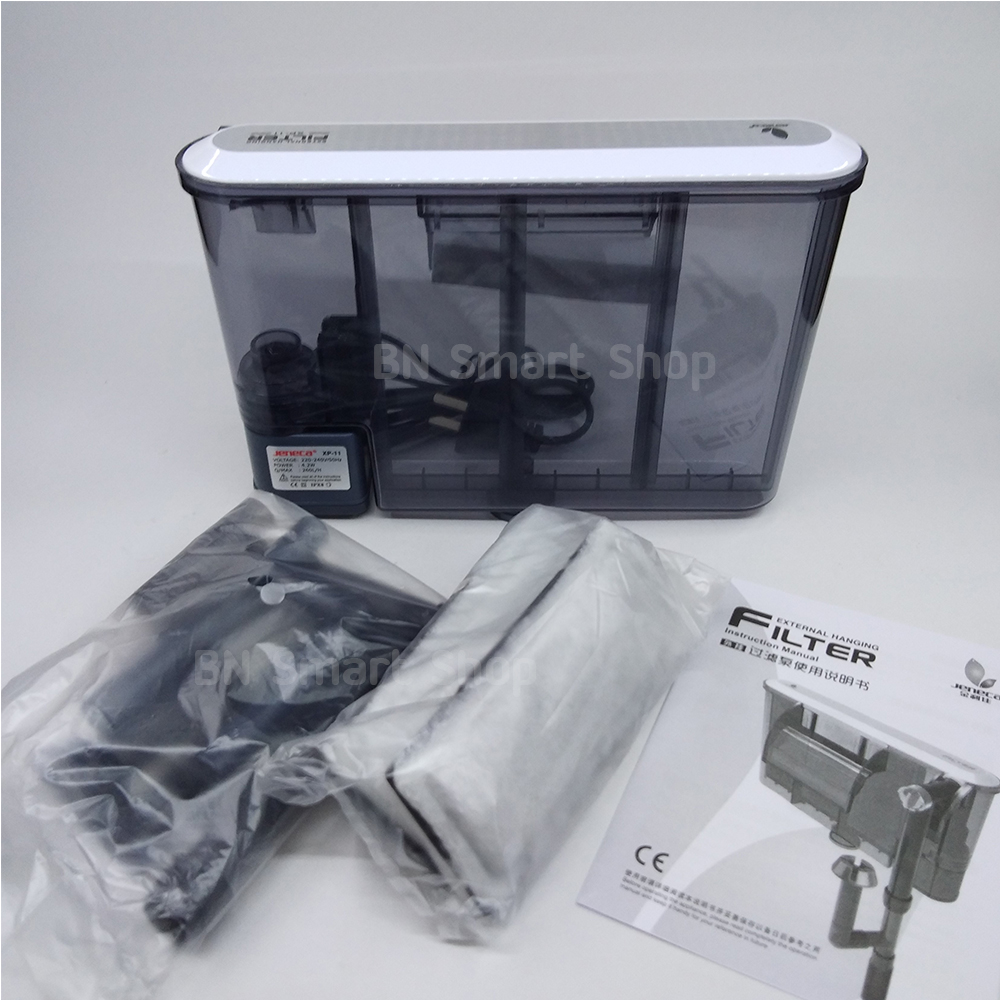 กรองแขวน กรองข้าง Jeneca XP-11 ใส่แผ่นกรองได้ 3 แผ่น น้ำแรง เครื่องเงียบ