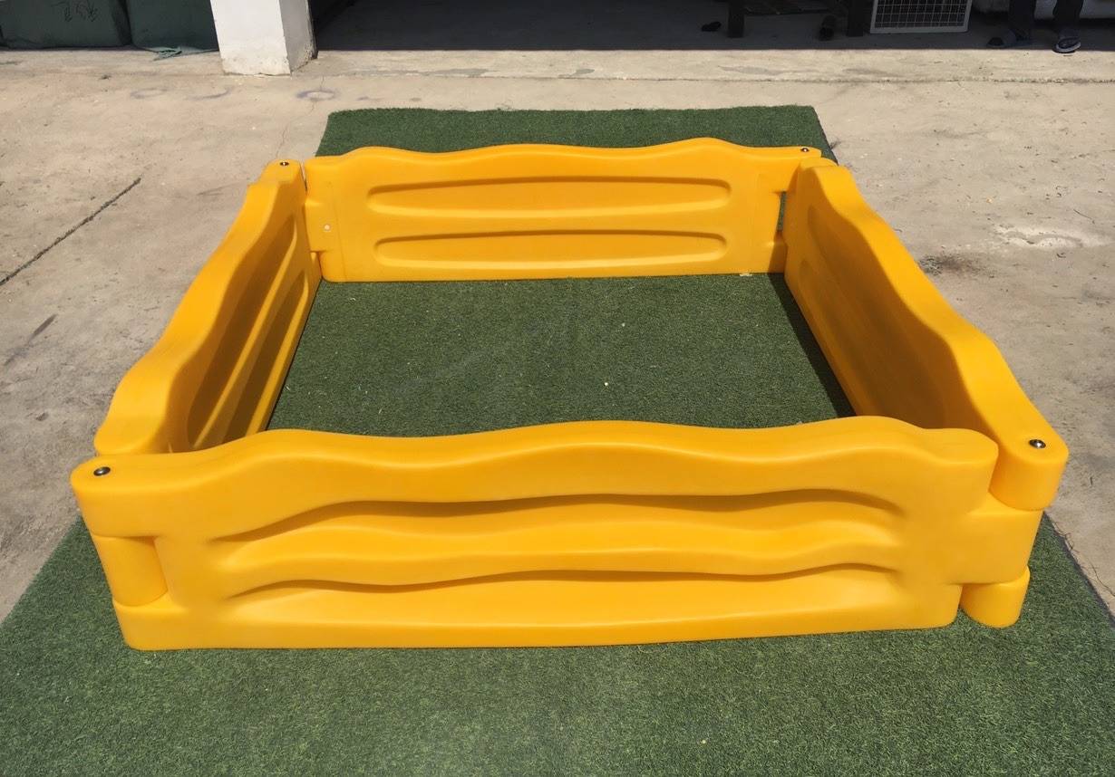 กระบะทรายสี่เหลี่ยม , กระบะทรายเด็ก, ของเล่นเด็ก,บ่อบอล ,บ่อทราย ,ของเล่นสนาม,ขนาด : 160x160x40 cm.