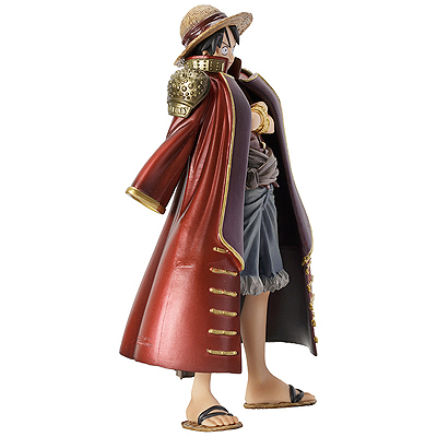 Luffy ของแท้ JP แมวทอง - Grandline Men Banpresto [โมเดลวันพีช]